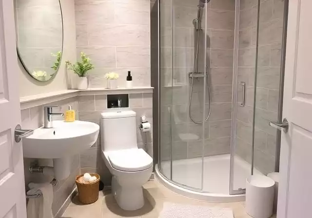 salle de bain avec wc