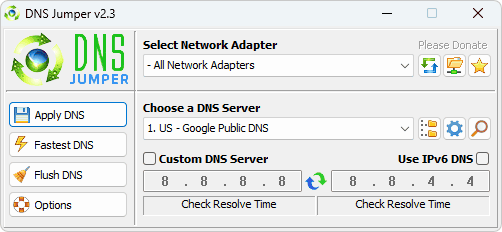 DNS Jumper